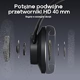 DOQAUS Bezprzewodowy zestaw słuchawkowy Bluetooth 90H z mikrofonem /3EQ,Słuchawki audio Bluetooth, bezprzewodowe składane słuchawki do komputerów/telefonów komórkowych