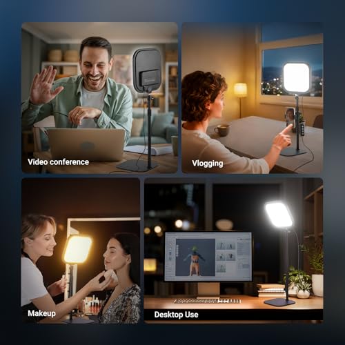 NEEWER Basics 10.8" Video Conference Lighting with Desk Stand & Phone Holder, 15W Bi Color Edge Lit Full Screen Light CRI95+ for Computer Laptop Webcam Zoom Calls Streaming by NEEWER - Image 7