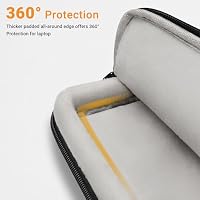TECOOL 15,6 16 Zoll Laptoptasche, 360° Schutz Laptop Schultertasche Tasche – Ansicht 5
