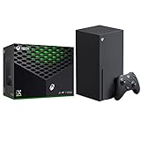 Microsoft Xbox Series X 1TB SSD console de videogame + 1 controle sem fio Xbox - 8 núcleos personalizados Zen 2 CPU, 16GB RAM GDDR6, RDNA 2 GPU, Blu-ray UHD 4K, 8K HDR, 802.11AC WiFi - Cabo HDMI