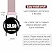 HARFINGTON Stainless Steel Mesh Watch Band 16mm Quick Release Metal Replacement Adjustable Watch Strap with Magnetic Buckle for Men Women, Rose Pink