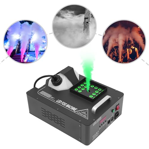 Máquina de Humo 1500W con 24 Led RGB para Escenario miniatura 6