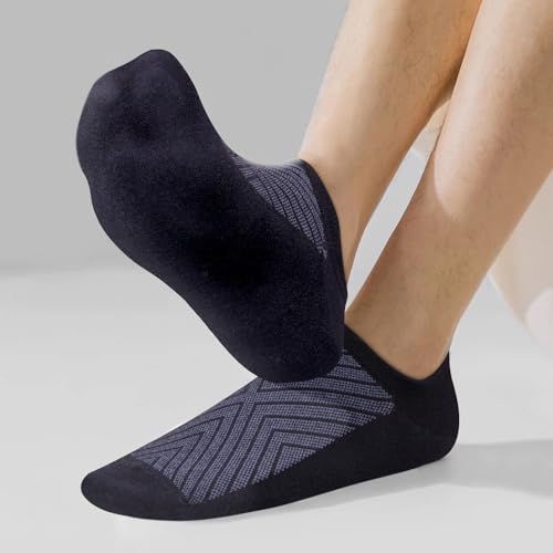 Image of YUEDGE Women's No Show Socks Breathable Invisible Ankle Socks Comfort lightweight Low Cut Socks For Women, 6 Pairs