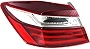 Evan-Fischer Tail Light Assembly Compatible with 2016-2017 Honda Accord Outer Halogen Sedan Driver Side