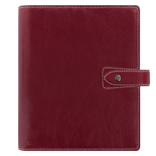 Filofax Malden A5 Leather Organiser - Burgundy