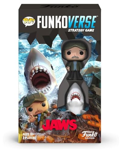 Funko 46069 Pop Funkoverse: Jaws 100-Expandalone Estrategia Juego de Mesa, 2 jugadores, Multicolor