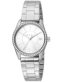  ESPRIT ES1L195M0065 Robinson Silver Uhr Damen-Uhr Edelstahl Datum Silber