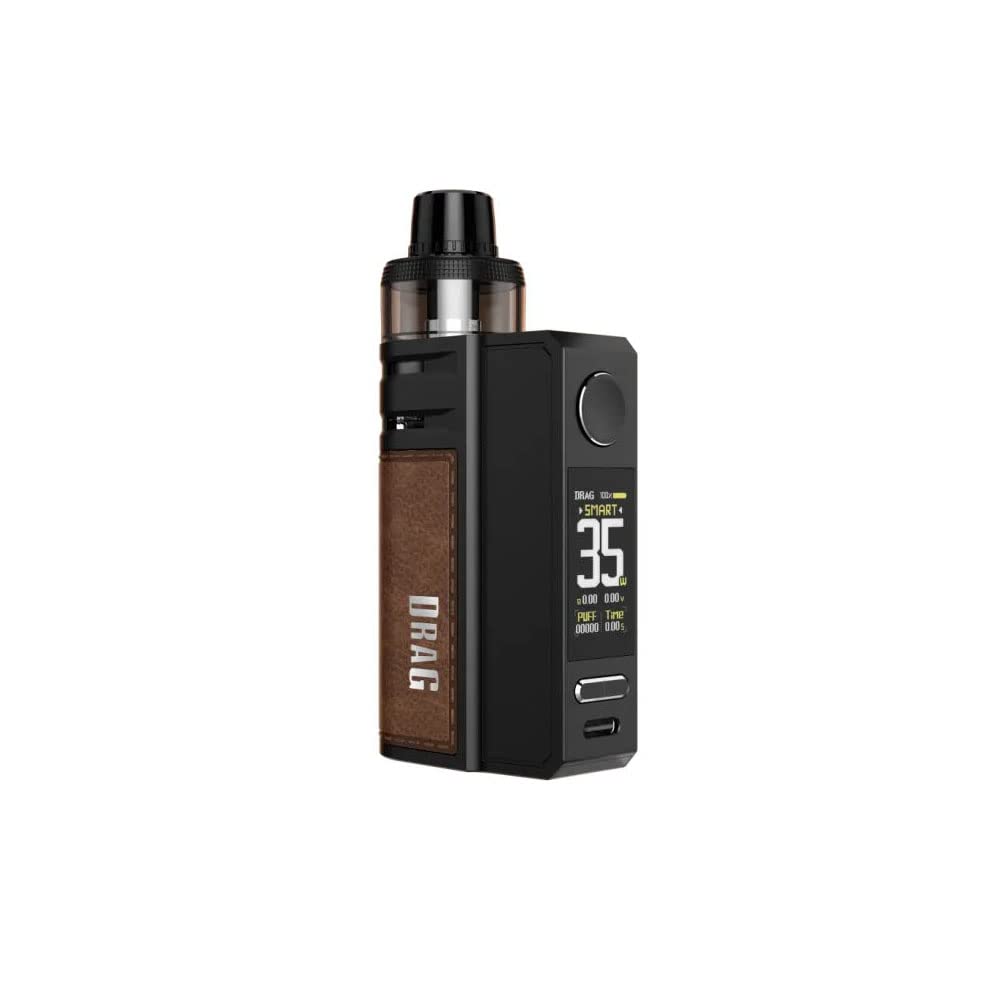 Drag E60 Kit (Oro) 60W, VOO/POO E-Cig Vaporizador equipado con 4.5ml PnP  POD II, Vape Kit alimentado por batera incorporada de 2550mAh, sin  nicotina : Amazon.es: Electrnica