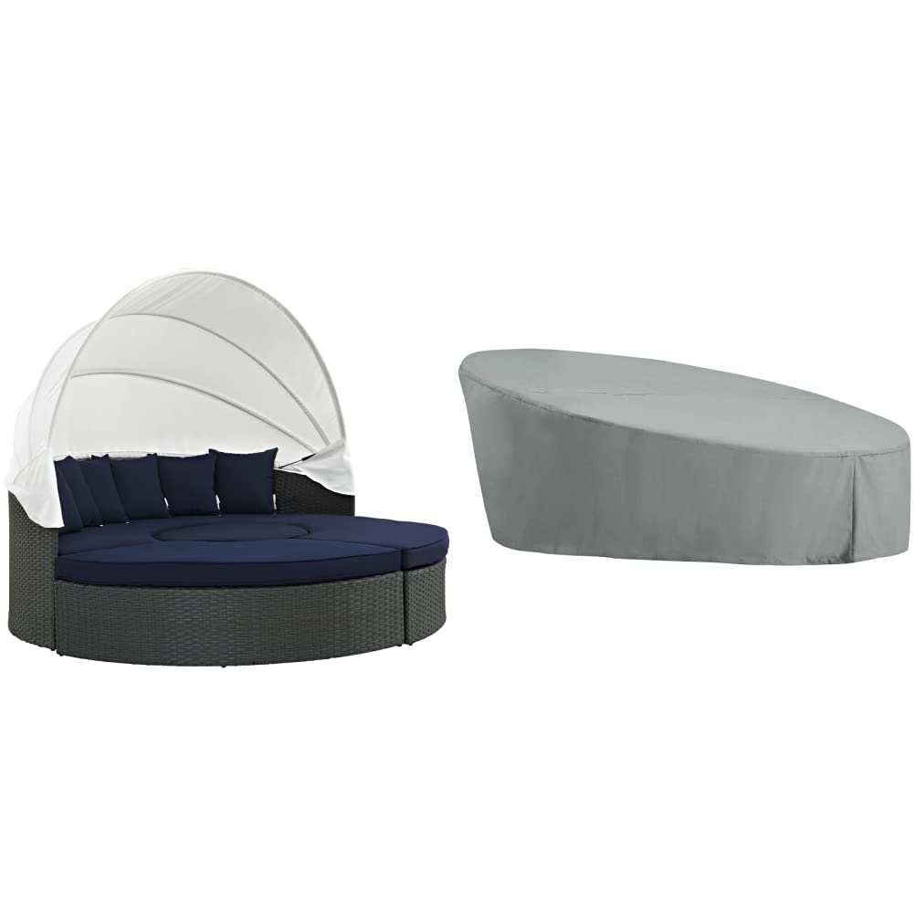 Modway Sojourn Outdoor Patio Sunbrella Sectional Daybed