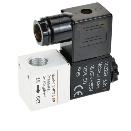 Vanne magnétique normalement fermée 24V à commutation pneumatique rapide - 2