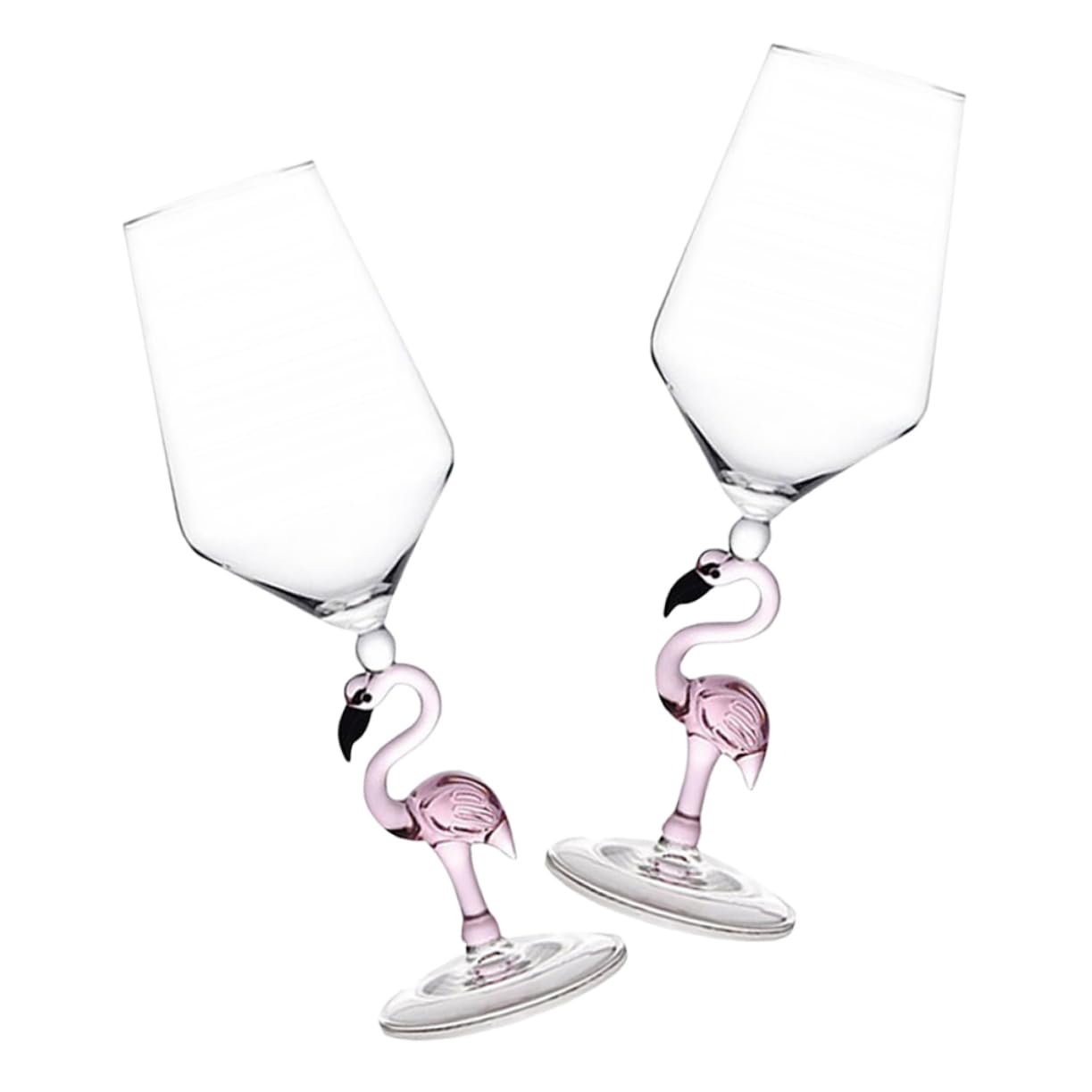 Tasses en verre flamant rose de 330 ml pour vos cocktails en terrasse et soirées