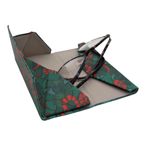 Image of Real Sic Glasses Case for Men and Women - Magnetic Folding Hard Shell Sunglass Holder - Inspired by Adorable Animals