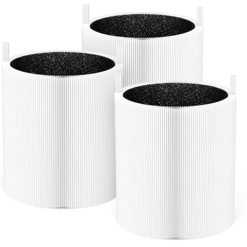 Image of 3 Packs 511 Replacement Filters Compatible with Blueair Blue Pure 511, 2-in-1 Filter of Premium and Activated Carbon Filter