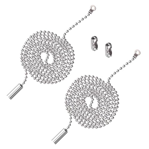 Image of Lily Brown Pull Chain String Extension With Connector For Ceiling Fan Light Fixture Light Bulb Switchs Chain Extender1 Meter Length Ceiling Fan Light Fixture