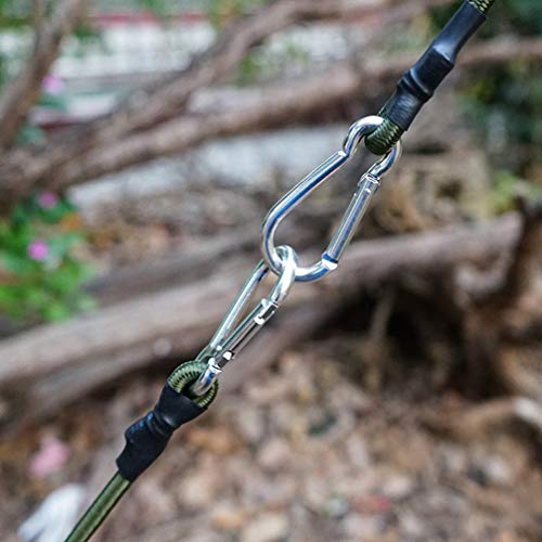 BESPORTBLE 4Pcs Bungee Cord Com Gancho Mosquetão Correias Pesados Forte Corda Elástica para O Bagage