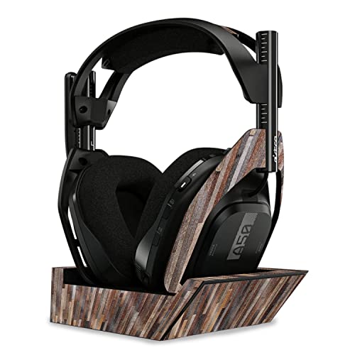 Image of MightySkins Glossy Glitter Skin Compatible with Astro A50 Wireless Headphones + Base Station (Gen 4) - Woody | Protective, Durable High-Gloss Glitter Finish | Easy to Apply | Made in The USA