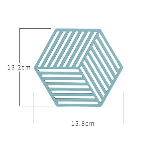 Silicone Non-Slip Hot Pads Wear-Resistant Dishwasher Safe Mat For Kitchen Stove Top #TOP4