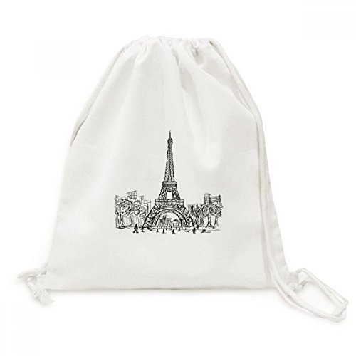 Sac de voyage Tour Eiffel en toile pour vos promenades et escales à Paris