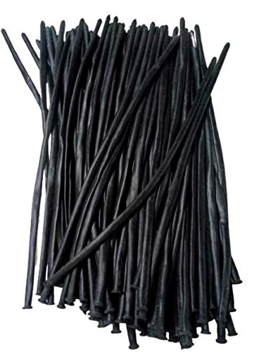 Image of long Modelling, Twisting, Tube Balloons, Pack of 100 (Black)