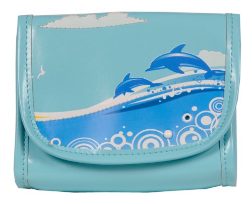 New Blue Dolphins Woman's Make Up Bag By Shagwear