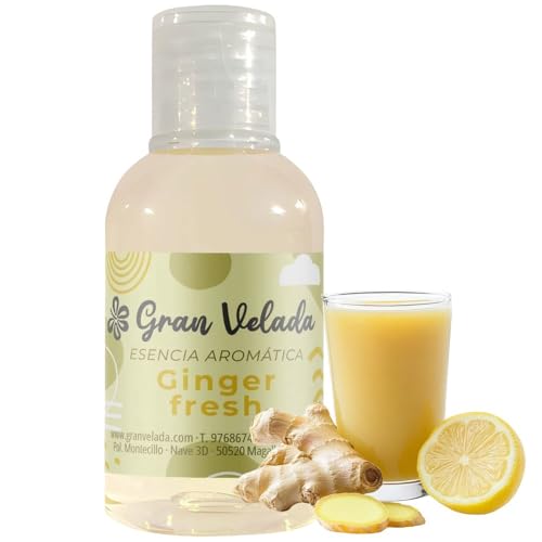 Esencia Aromática Ginger Fresh | Notas Citricas, Especiadas y Dulces | Ideal para Jabones, Velas y Cremas | Compra en Gran Velada