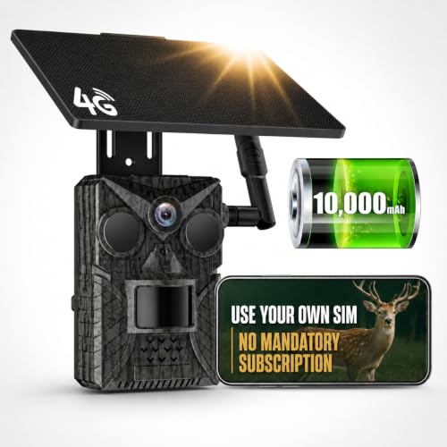 Cellular Trail Camera with 4G LTE and Night Vision
