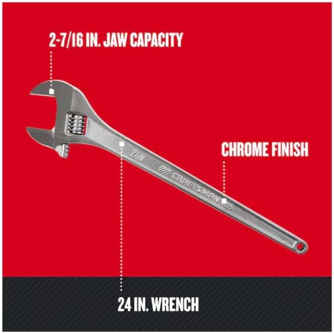 CRAFTSMEN 24-in Adjustable Wrench