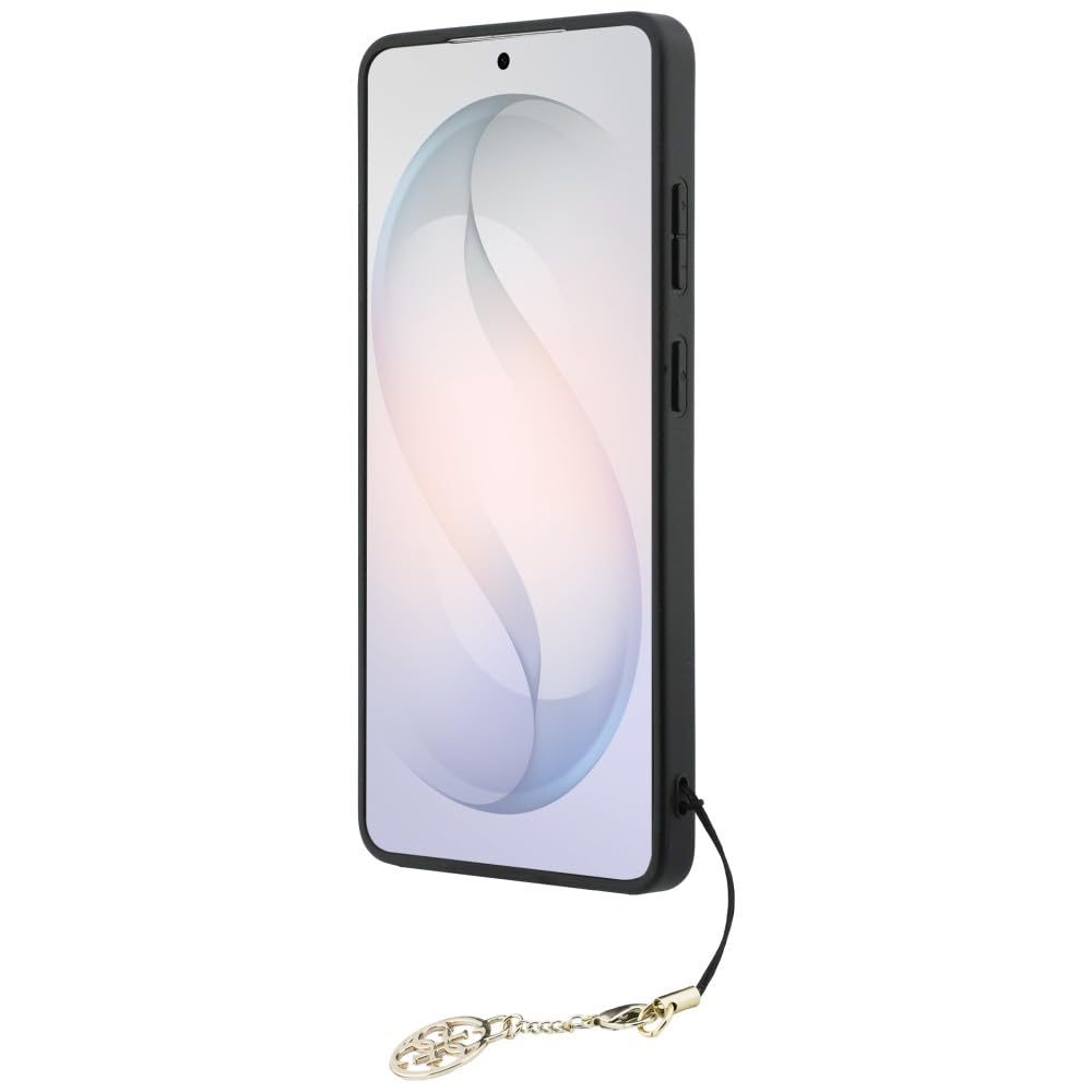 CG MOBILE Guess Classic Logo Charm Coque pour Samsung Galaxy S26 Ultra (Noir)