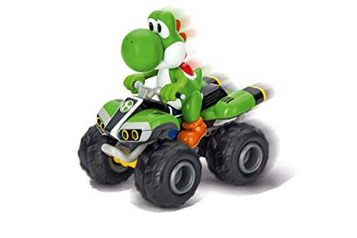 Carrera Rc Nintendo Mario Kart 2.4 Ghz Radio Remote Control Toy Car Vehicle - Yoshi Quad #TOP3