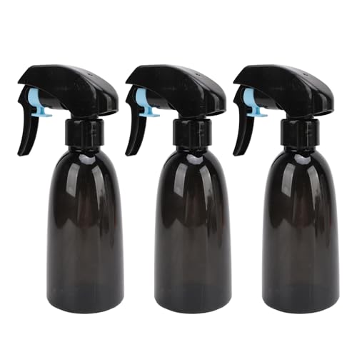 Botella para spray de cabello diseño ergonómico negra miniatura 4