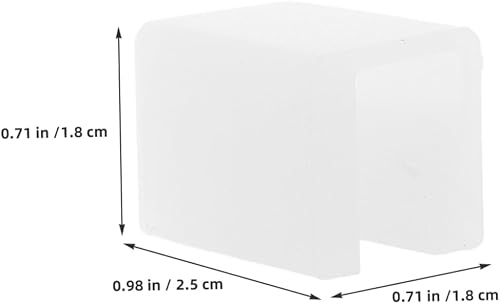 Miniatura 2 de UPKOCH 8 protectores de esquina de silicona para seguridad, protectores de bordes transparentes para muebles, cajones, manijas de puerta,