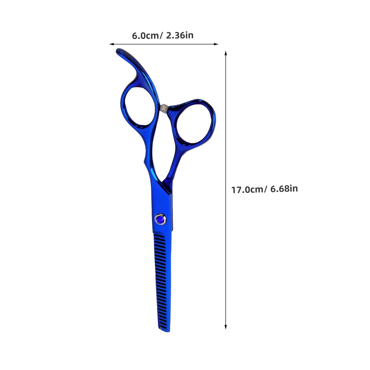 MAGICLULU 3 Piezas tijeras de acero inoxidable tijeras rectas herramienta de de pelo en los ojos para adultos mascota de peluquero cabello de pelo plano