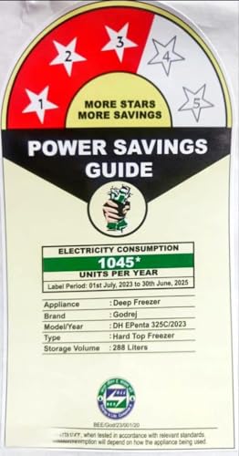 Image of Godrej 300 L Double Door Deep Freezer (DH EPenta 325C 31 CMFH2M RW, White)