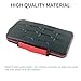 Memory Card Case Water-Resistant Anti-Shock Card Carrying Case Holder Storage Organizer Protector for 12 SD SDXC SDHC Card + 12 Micro SD MSD TF Card