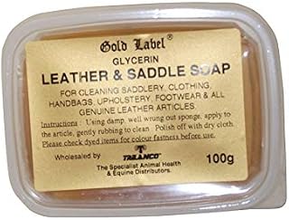 Gold Label GLD0284 Glycerin Leather and Saddle Soap - Clear, 100 g