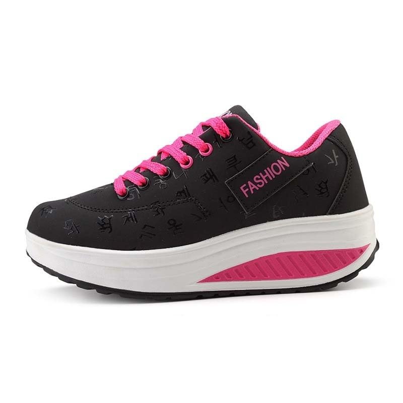 Height Increasing Platform Sneakers for Women - Low Top Running Shoes with Anti-Slip Sole4