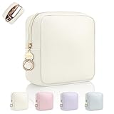 Mini Trousse de Toilette pour Voyage Portable:Mini trousse de toilette fille de voyage mesure seulement 13 × 5,5 × 13 cm,organisez votre produits de maquillages voyage avec efficace et emportez-la partout sans effort. Cette mini trousse de voyage se glisse à merveille dans votre valise, sans gaspiller un seul centimètre carré