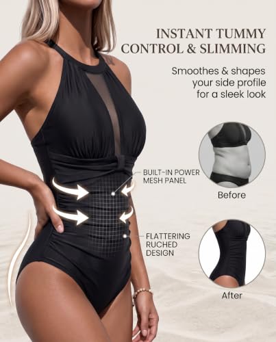 Image of Tempt Me Women One Piece Swimsuit Tummy Control Bathing Suit