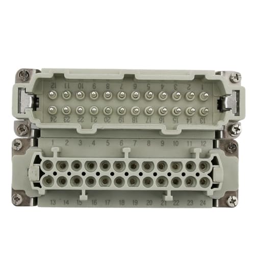 Conector pesado HDC-HE-24 24 núcleos 16A 500V miniatura 3