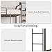 IDEALHOUSE Twin Over Twin Metal Bunk Bed with High Guardrail and Ladder, Convertible Metal Bunk Beds for Kids/Teens/Adults,Easy Assembly, No Box Spring Needed