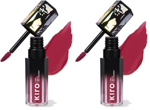 Image of Kiro Velvet Souffle Soft Matte Liquid Lipstick - Primrose Pink, 5ml (Pack of 2)