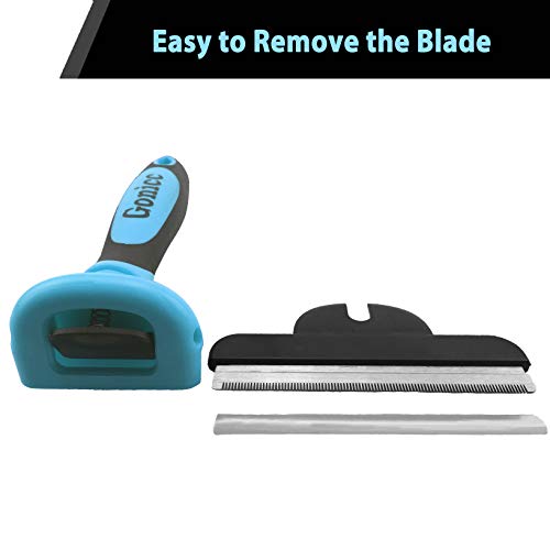 Gonicc PDT- 1001 Professional Pet De Shedding comb Tool Blue