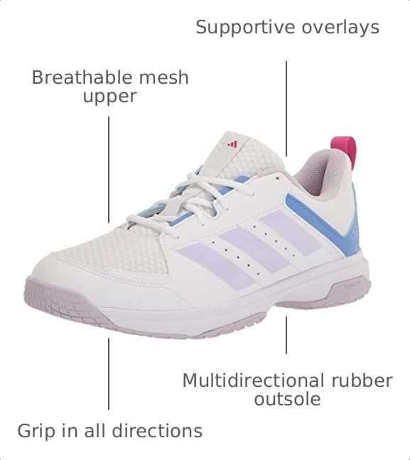 Image of adidas Women's Ligra 7 Indoor Court Shoes
