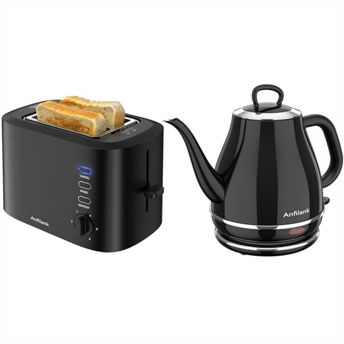 Anfilank Classic 2-Slice Toaster with Warming Rack...