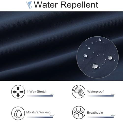 Image of M MAELREG Golf Pants Men Quick Dry - 30 inch /32 inch /34 inch Stretch Lightweight 5 Pockets Water-Resistant Casual Mens Dress Pants