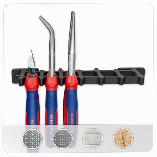 Werkzeughalter für Zangen - Wandhalterung + Werkzeugwand + Lochwand (Küpper & Euro) - praktischer Zangenhalter für Werkstatt & Garage