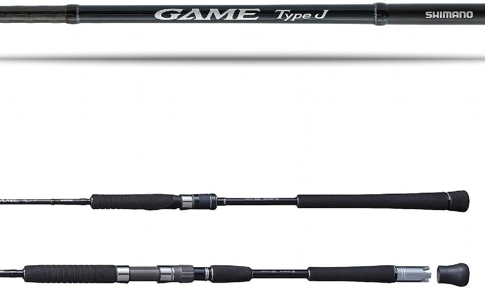 Shimano Game Type J, Saltwater, Jigging, Spinning, Jig & Pop, 6'2", Medium, 1 pcs, (GTJS62MA) Fishing