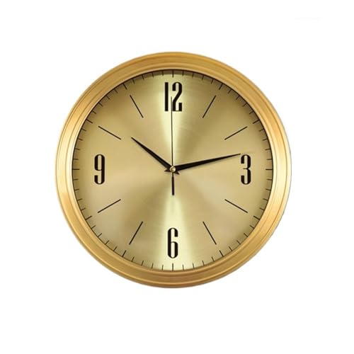 Horloge murale silencieuse de luxe XJBTBA grande taille au design européen pour salon