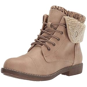 CLIFFS BY WHITE MOUNTAIN Women’s Duena Hiking Style Boot, Natural Multi/Fabric, 8.5 M