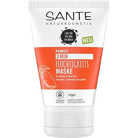 Mascarilla hidratante de 3 minutos Sante Naturkosmetik con mango y aloe vera Cover